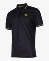 Black Leopard Cool Tech Performance Golf Polo