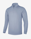 Captain's Quarter Zip in Pale Blue