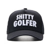TOUR PRO Shitty Golfer Golf Hat in Black with Curved Brim