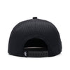 TOUR PRO PlayGolf Golf Hat in Black with Flat Brim