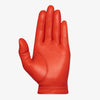 Red Cabretta Leather Golf Glove