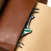 Leather Glove Caddy in Tan