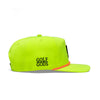 Neon Yellow Golf Gods Script Snapback Golf Rope Hat