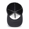 Angry Golfer Black SnapBack Golf Hat - Curved Brim