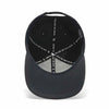 Angry Golfer Black SnapBack Golf Hat - Flat Brim