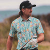 Birds of Paradise Cool Tech Performance Golf Polo