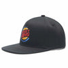 Bogey King Black SnapBack Golf Hat - Flat Brim