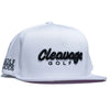 Cleavage Golf White SnapBack Golf Hat