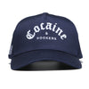 Cocaine & Hookers Navy Blue SnapBack Golf Hat with Curved Brim