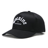 Cocaine & Hookers Golf Hat in Black in Curved Brim