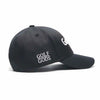 Golf Hub Black SnapBack Golf Hat - Curved Brim