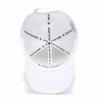 I Hate Golf White SnapBack Golf Hat - Curved Brim