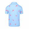 KIDS Flamingo Cool Tech Performance Golf Polo