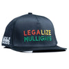 Legalize Mulligans Black SnapBack Golf Hat