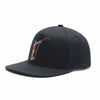 Mad Slicer Black SnapBack Golf Hat - Flat Brim