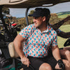 Pina Colada Cool Tech Performance Golf Polo