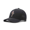 TOUR PRO Angry Golfer Golf Hat in Black with Curved Brim