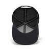 TOUR PRO Angry Golfer Golf Hat in Black with Flat Brim