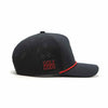TOUR PRO Bushwood Members Golf Hat in Black with Curved Brim