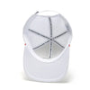 TOUR PRO Bushwood Members Golf Hat in White with Flat Brim