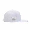 TOUR PRO Clubhouse Patch Golf Hat in White with Flat Brim