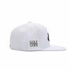TOUR PRO Cocaine & Hookers Golf Hat in White with Flat Brim