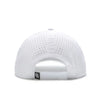 TOUR PRO Golf Fans Hat in White with Curved Brim