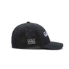 TOUR PRO Golf Hub Golf Hat in Black with Curved Brim