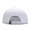 TOUR PRO I Hate Golf Hat in White with Flat Brim