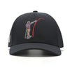 TOUR PRO Mad Slicer Golf Hat in Black with Curved Brim