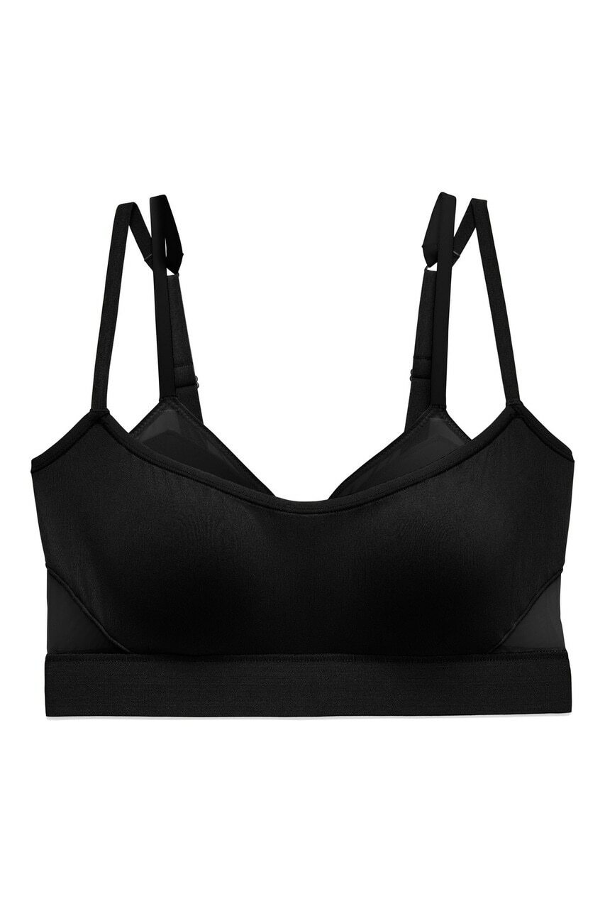 NATORI POWER YOGI SPORTS BRA IN BLACK/GREY – Expect Lace