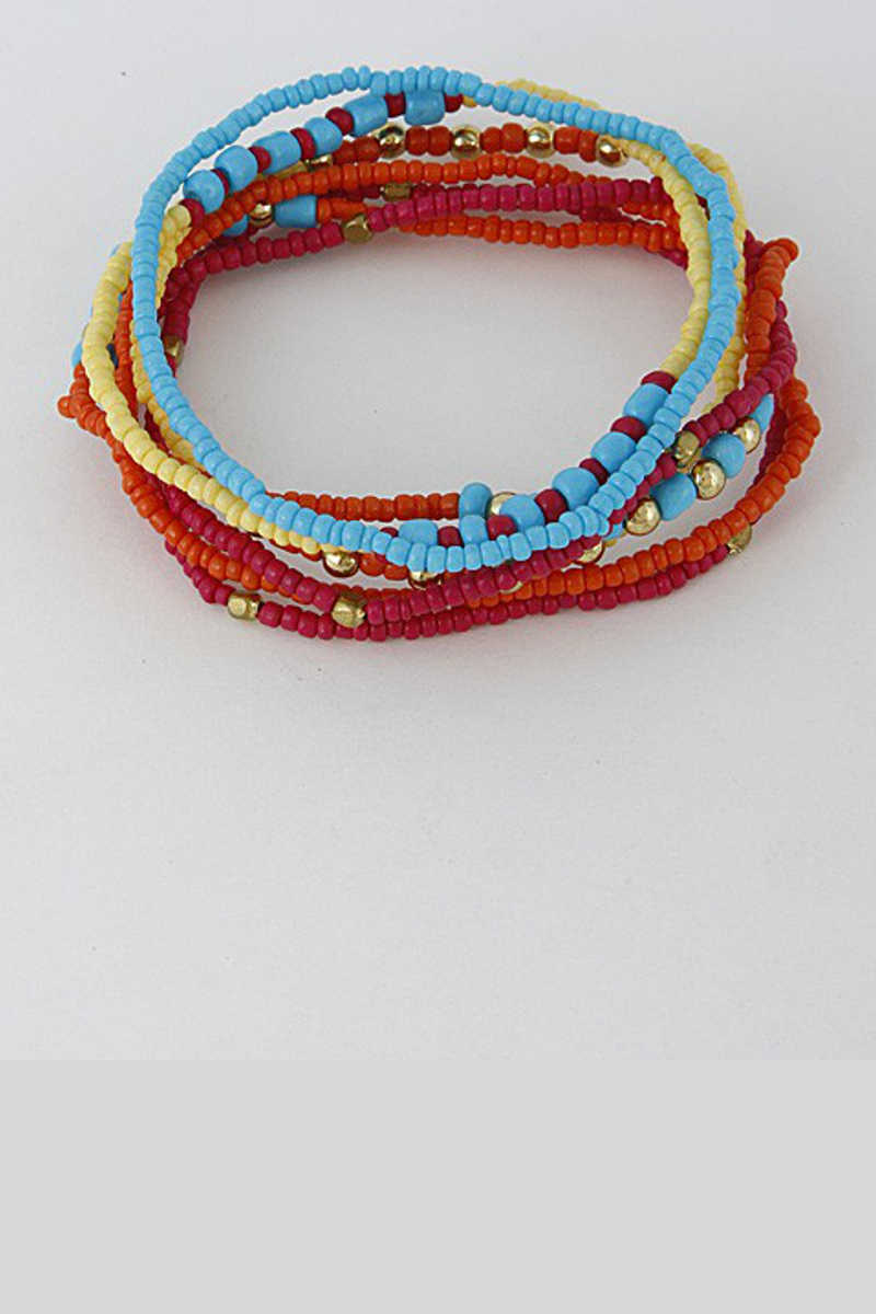 thin beaded bracelets