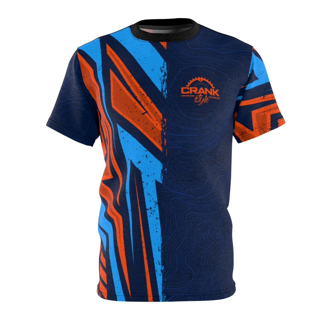 orange mountain bike jersey