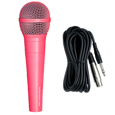 Pink Microphone For Lucky Voice Karaoke Kit | LV Karaoke shop