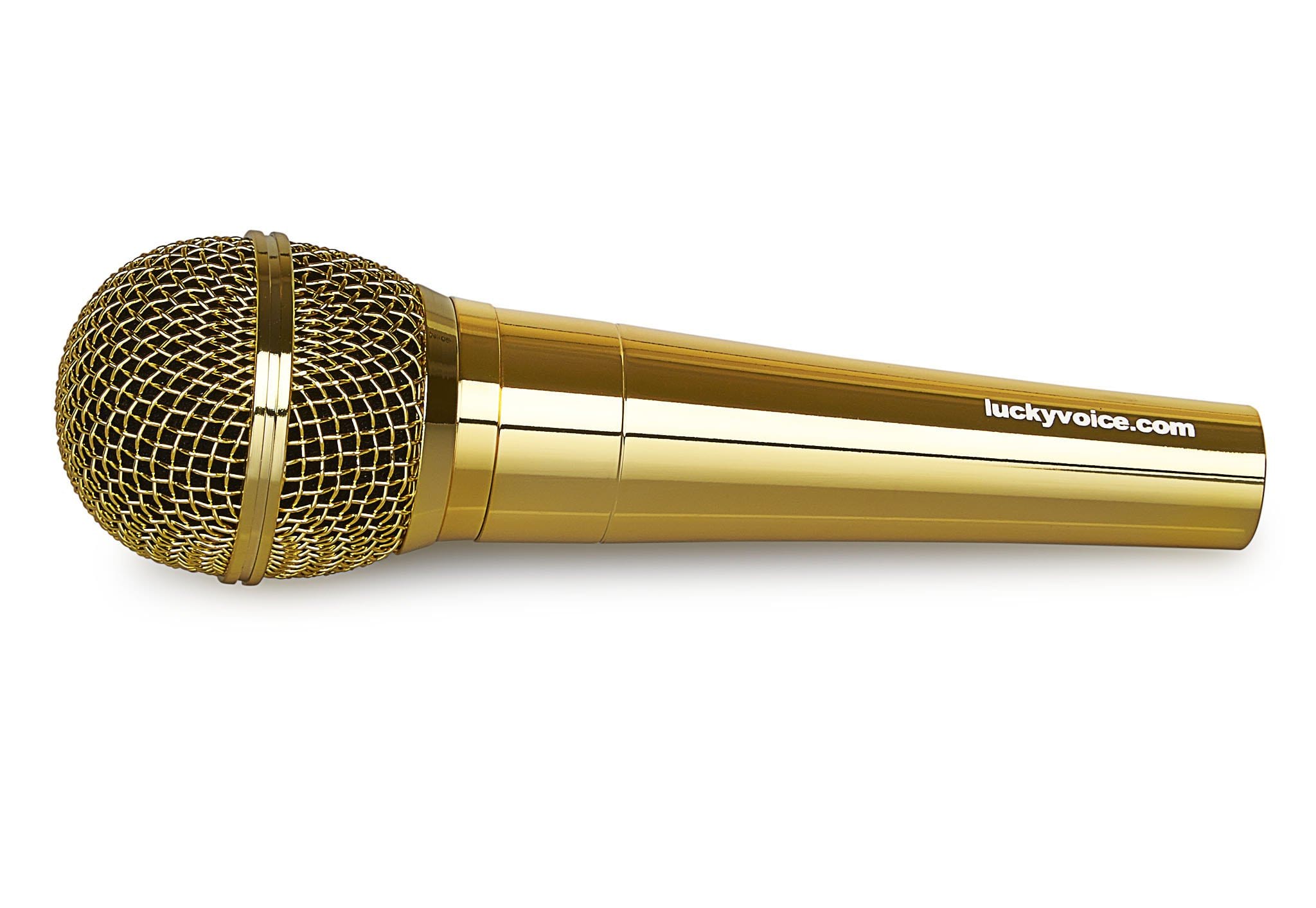 Gold Microphone For Karaoke Machine Kids Karaoke Lucky Voice Each title offers a version with and without choirs. chrome gold microphone