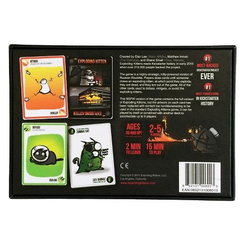 exploding kittens party pack game