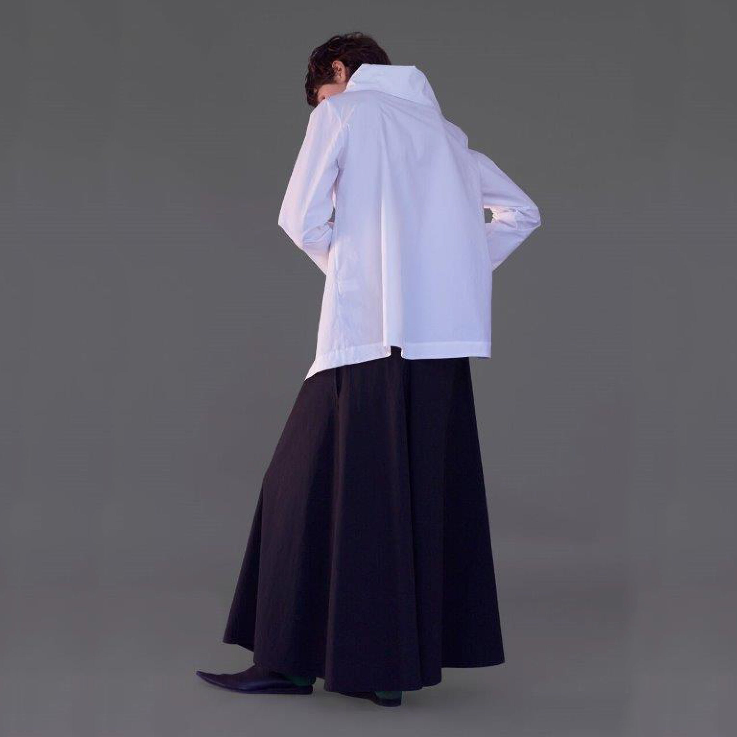 NEW! Black Skirt with Waist Detail by AMMA Kedem Sasson