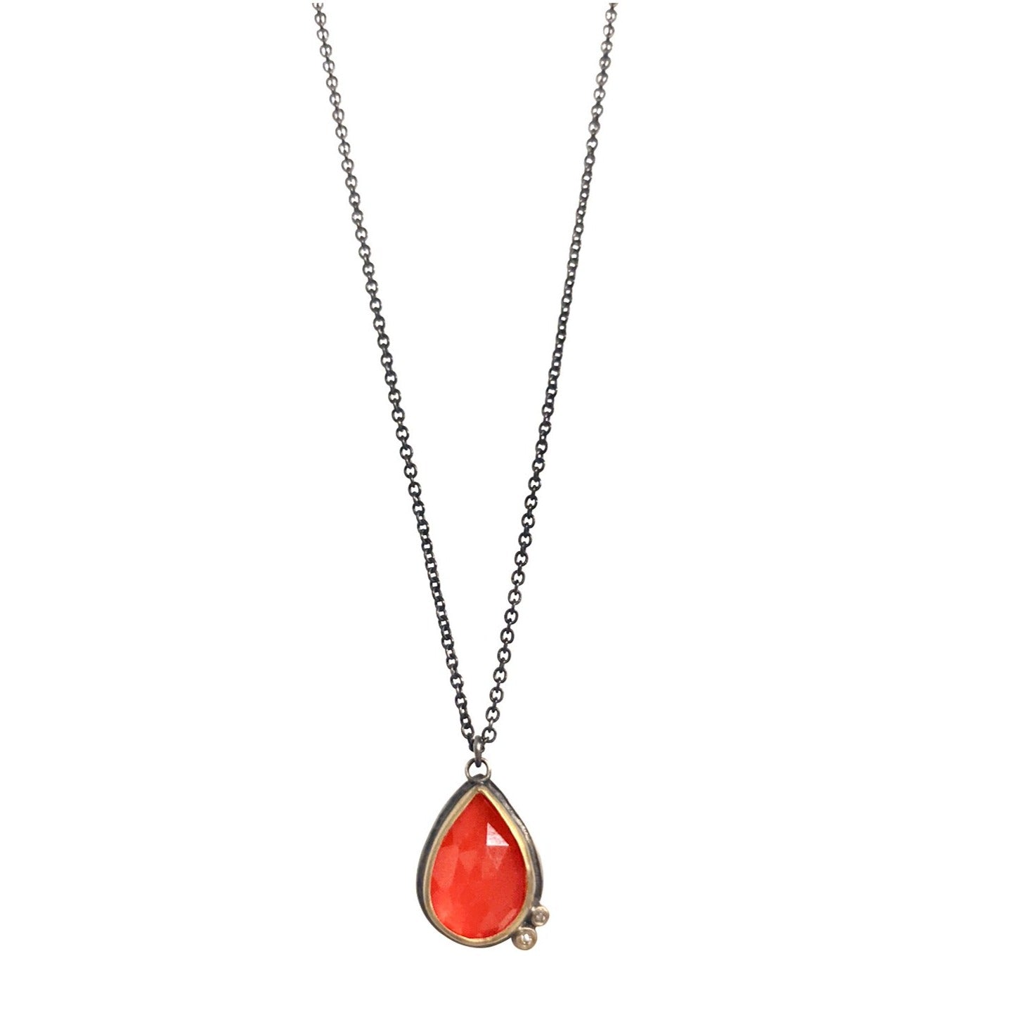 NEW! Rosecut Carnelian Necklace by Ananda Khalsa