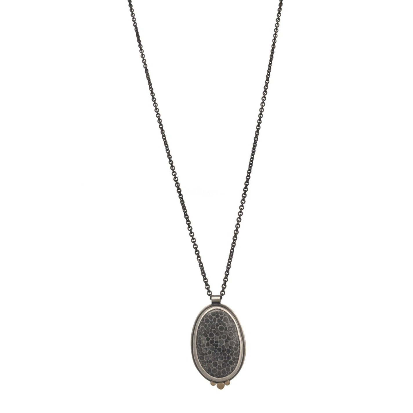 NEW! Bryozoan Coral Fossil Necklace by Ananda Khalsa