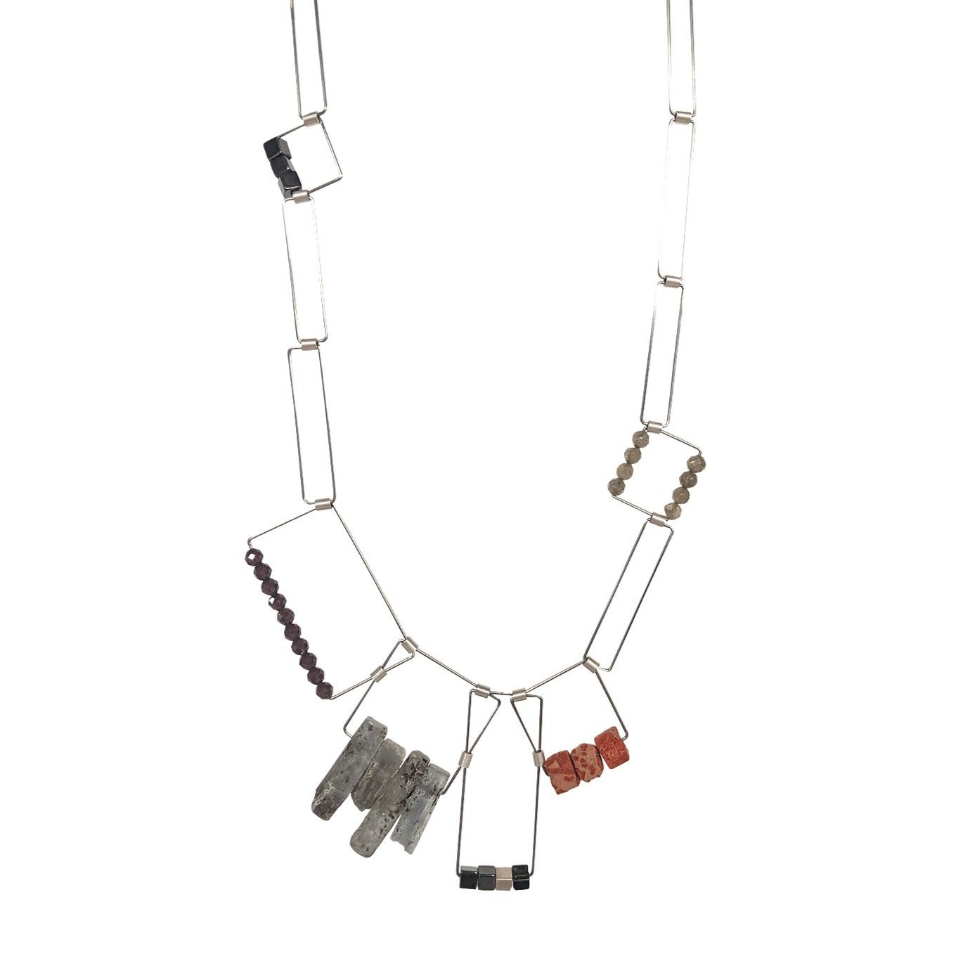 NEW! Jazz Necklace with Semiprecious Stones by Ashka Dymel