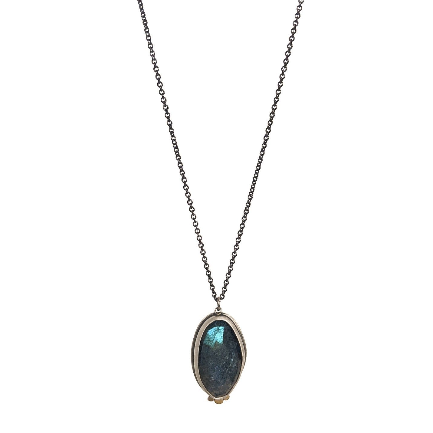 NEW! Rosecut Labradorite Necklace by Ananda Khalsa