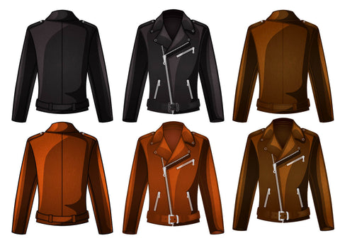 Different types of leather jackets