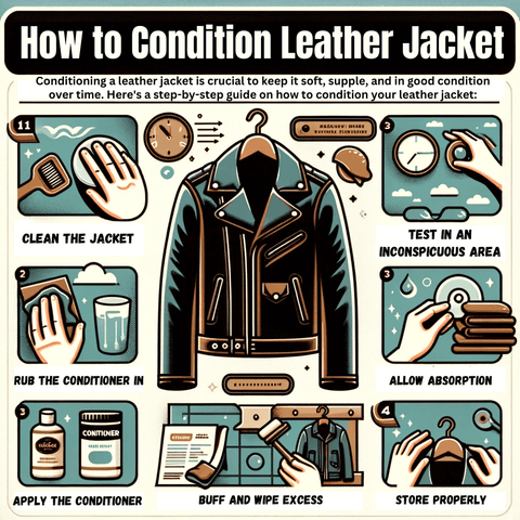how to condition leather jacket