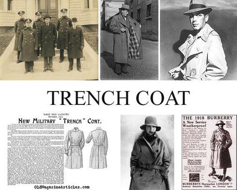 When were Trench Coats Invented