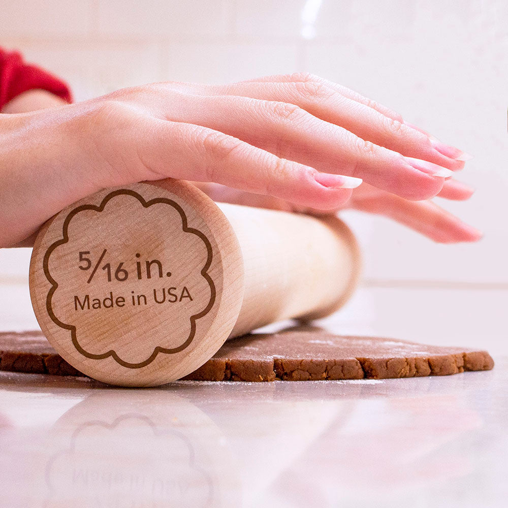 Perfect Cookie Rolling Pin 5/16" Fixed Depth