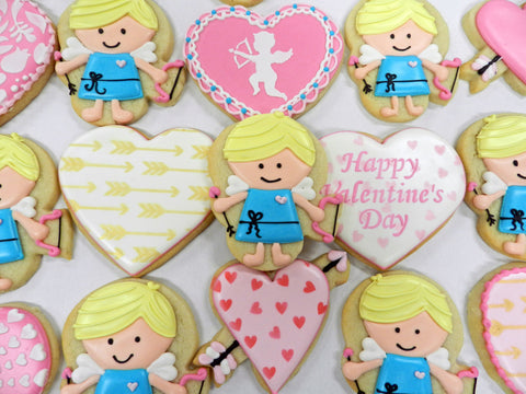How to Decorate A Cupid Cookie – The Flour Box