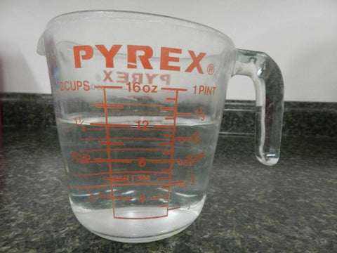 50oz/6 Cups Glass Measuring Cup, Easy to Read with 3 measurement scale