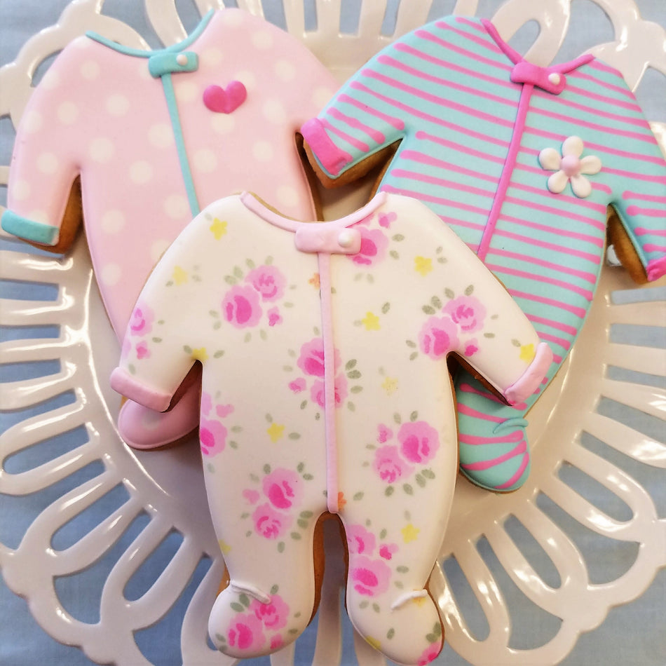 Baby Footie Pajamas Cookie Cutter – The Flour Box