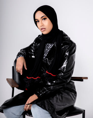 samira- vinyl long jacket