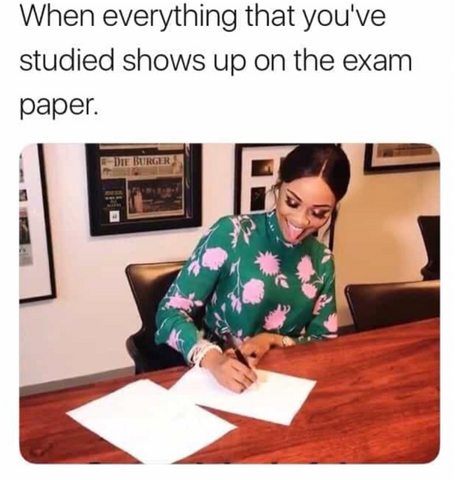 Saweetie Exams tentamens meme